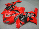 Kawasaki NINJA ZX6R 2007-2008 Injection ABS Fairing - Factory Style - Black Red - MFS5797